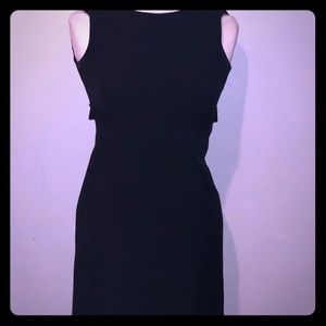 Black A-line dress